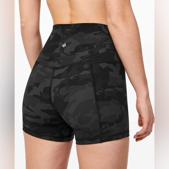 lululemon athletica Pants - Lululemon Align Short *4" in Incognito Camo Multi Grey